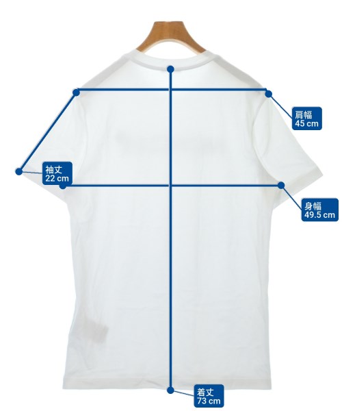 MONCLER（モンクレール）Tシャツ・カットソー 白 サイズ:S メンズ/2200618193196