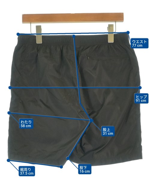 MONCLER GENIUS（モンクレールジーニアス）ショートパンツ 黒 サイズ:44(S位) メンズ/2200618949298