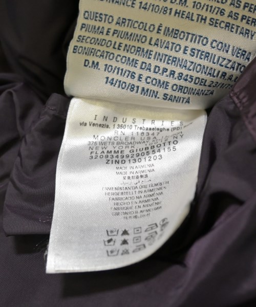 MONCLER（モンクレール）ダウンコート 紫 サイズ:1(S位) レディース/2200619477028