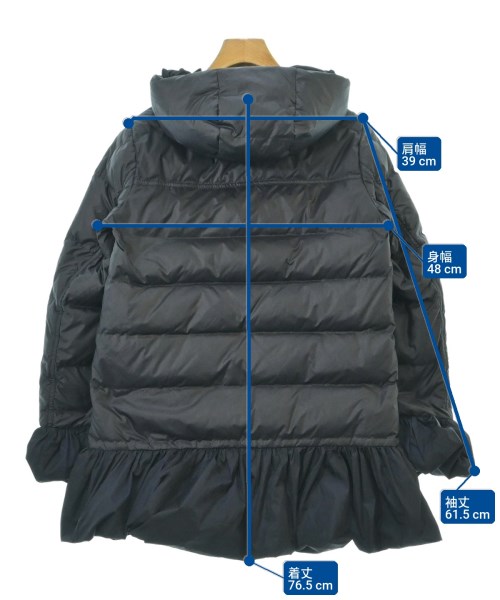MONCLER（モンクレール）ダウンコート 紺 サイズ:0(XS位) レディース/2200610095023