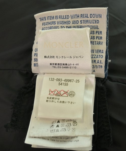 MONCLER（モンクレール）ダウンコート 黒 サイズ:1(S位) レディース/2200619850081