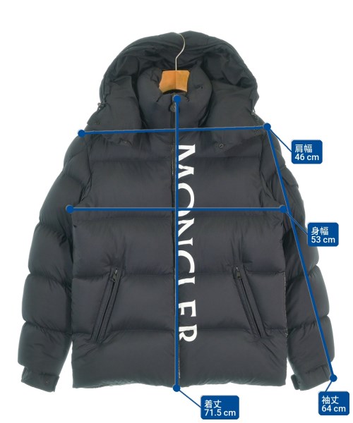 MONCLER（モンクレール）ダウンジャケット/ダウンベスト 紺 サイズ:1(S位) メンズ/2200620210010