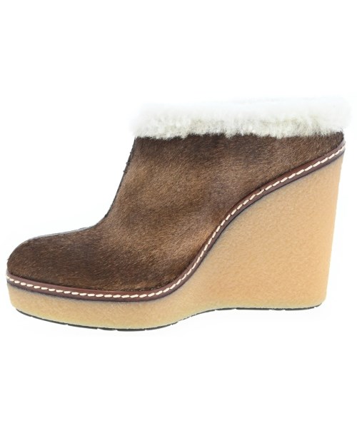 MONCLER（モンクレール）ブーツ 茶 サイズ:EU36(22.5cm位) レディース/2200620951517