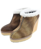 MONCLER（モンクレール）ブーツ 茶 サイズ:EU36(22.5cm位) レディース/2200620951517