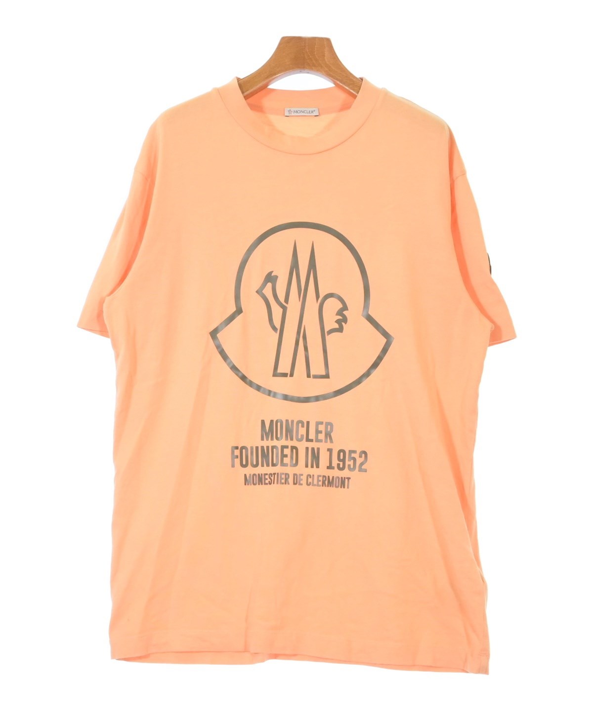 MONCLER（モンクレール）Tシャツ・カットソー オレンジ サイズ:M