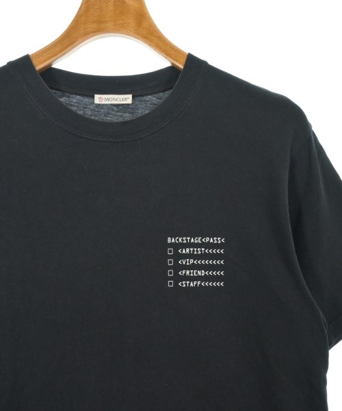 MONCLER GENIUS（モンクレールジーニアス）Tシャツ・カットソー 黒 サイズ:7(S位) メンズ/2200605297135