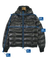 MONCLER（モンクレール）ダウンジャケット/ダウンベスト 黒 サイズ:2(M位) メンズ/2200669630022
