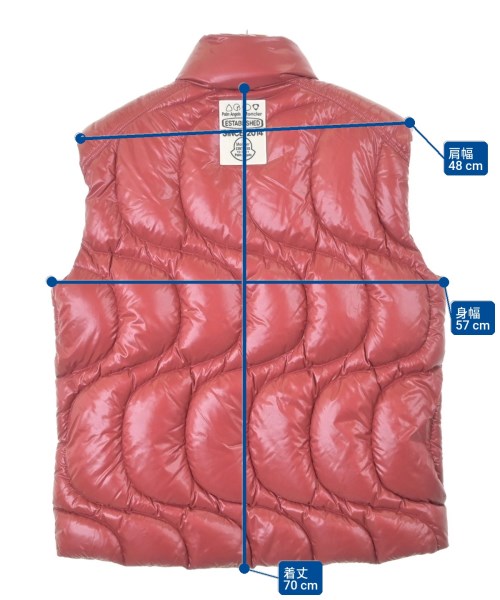 MONCLER GENIUS（モンクレールジーニアス）ダウンジャケット/ダウンベスト 赤 サイズ:2(M位) メンズ/2200673474230