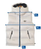 MONCLER GENIUS（モンクレールジーニアス）ダウンジャケット/ダウンベスト 白 サイズ:1(S位) メンズ/2200666719300