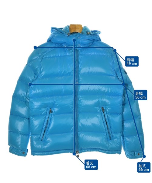 MONCLER（モンクレール）ダウンジャケット/ダウンベスト 青 サイズ:3(L位) メンズ/2200663371037