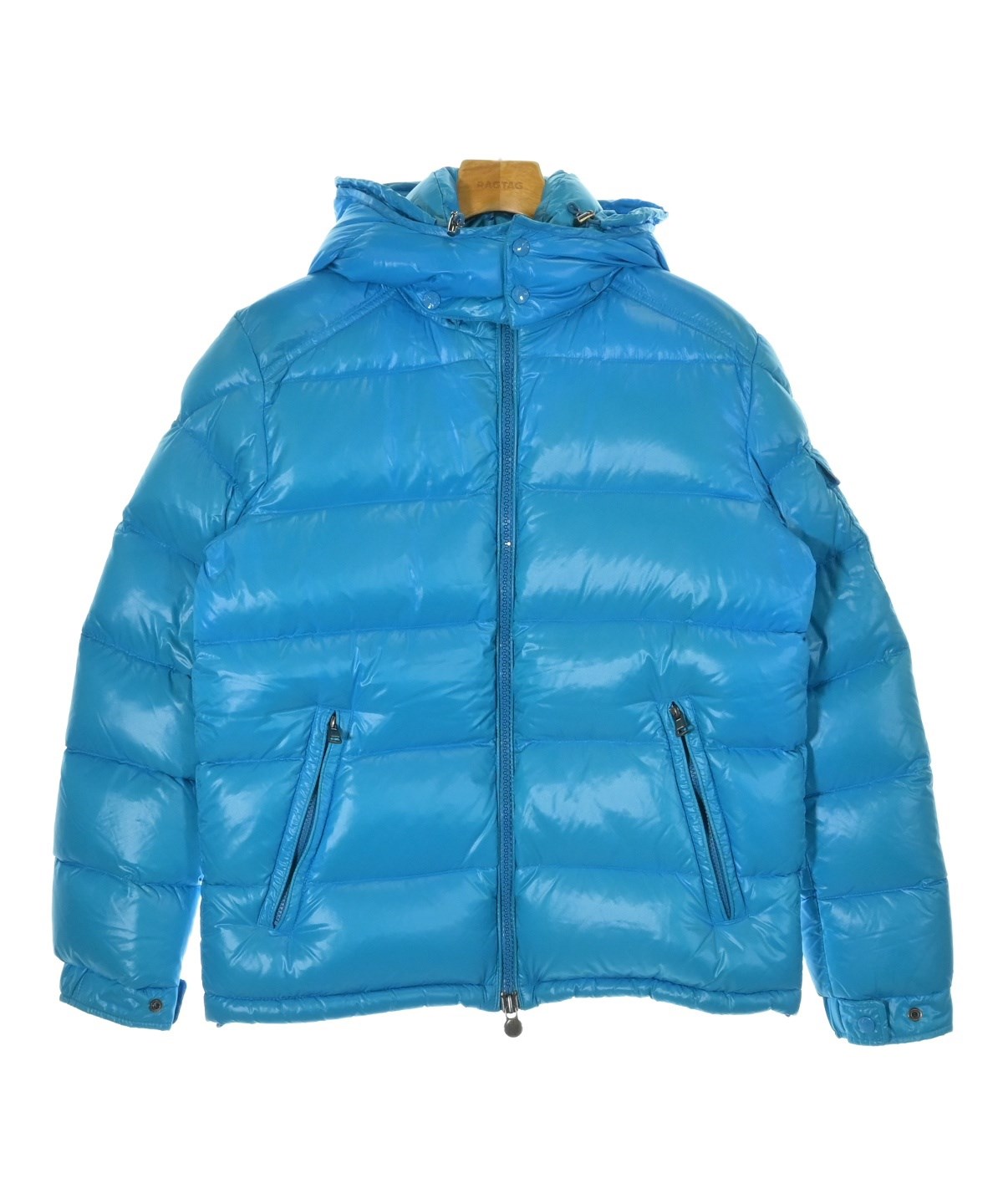マロン　モンクレール　TULSAダウン　青サイズ0　HYKE好きに MONCLER（モンクレール）ダウンジャケット/ダウンベスト 青 サイズ:3(L
