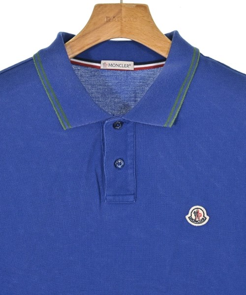 MONCLER（モンクレール）ポロシャツ 青 サイズ:M メンズ/2200676052015