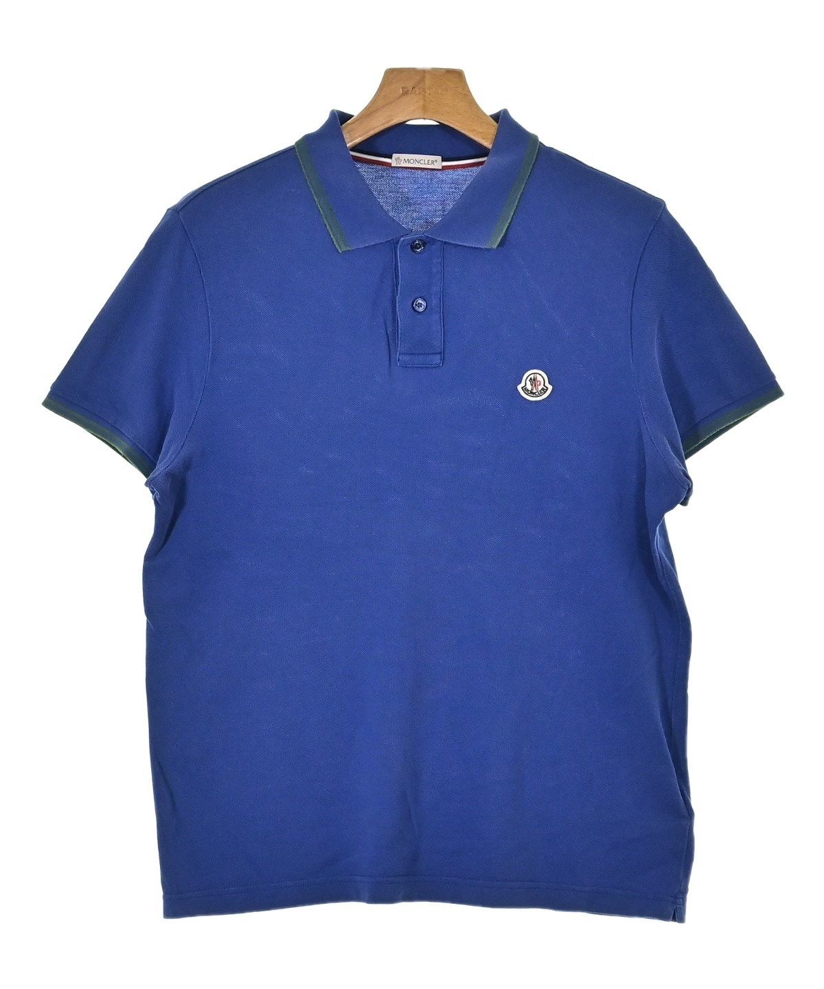 MONCLER（モンクレール）ポロシャツ 青 サイズ:M メンズ/2200676052015