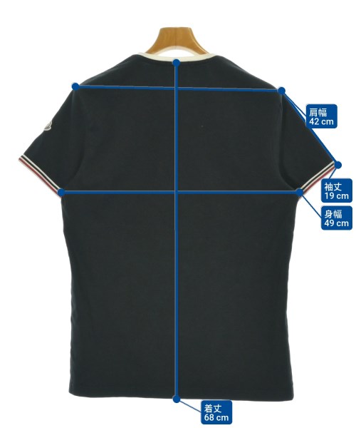 MONCLER（モンクレール）Tシャツ・カットソー 黒 サイズ:L メンズ/2200675270069