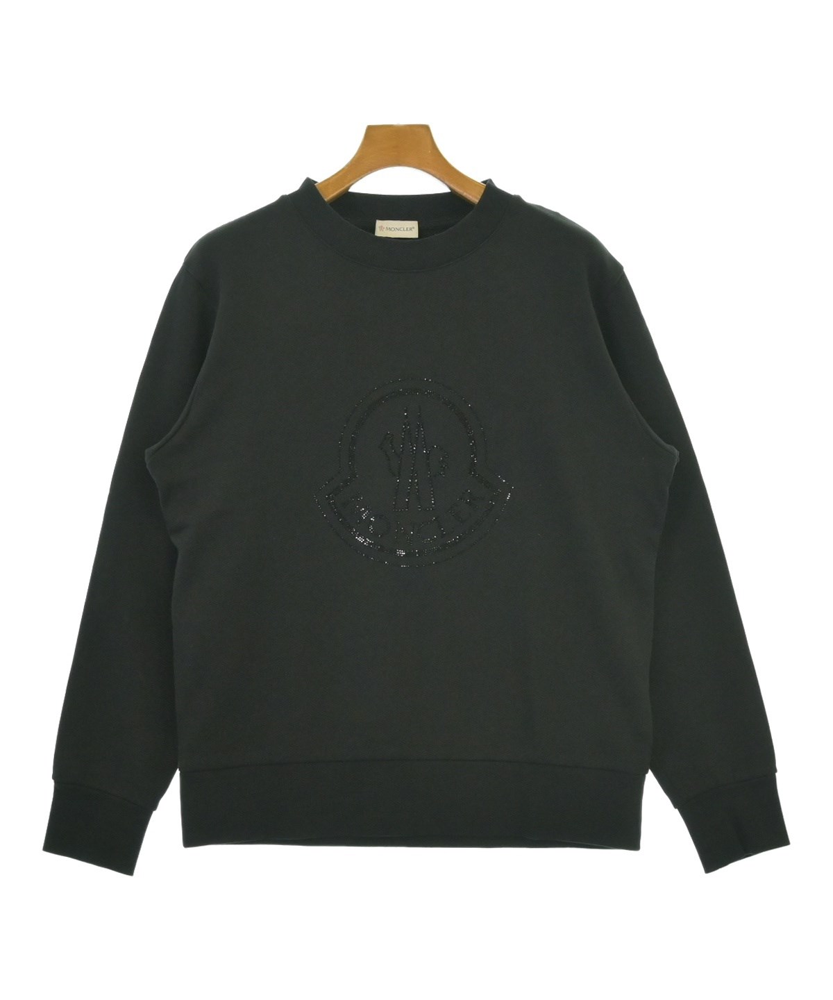 MONCLER（モンクレール）スウェット 黒 サイズ:S レディース