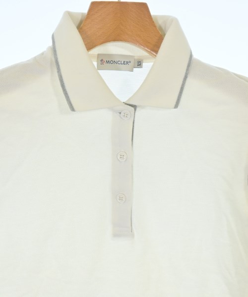 MONCLER（モンクレール）ポロシャツ 白 サイズ:XS レディース/2200695355050
