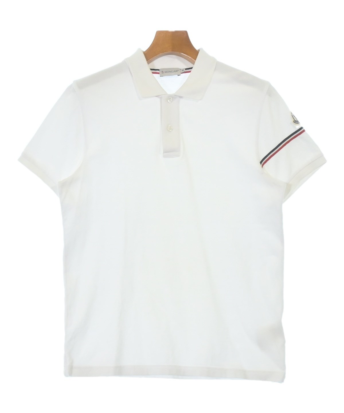 MONCLER（モンクレール）ポロシャツ 白 サイズ:M メンズ/2200695991029