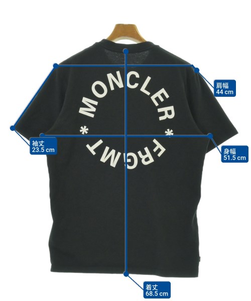 MONCLER（モンクレール）Tシャツ・カットソー 黒 サイズ:S メンズ/2200696472114