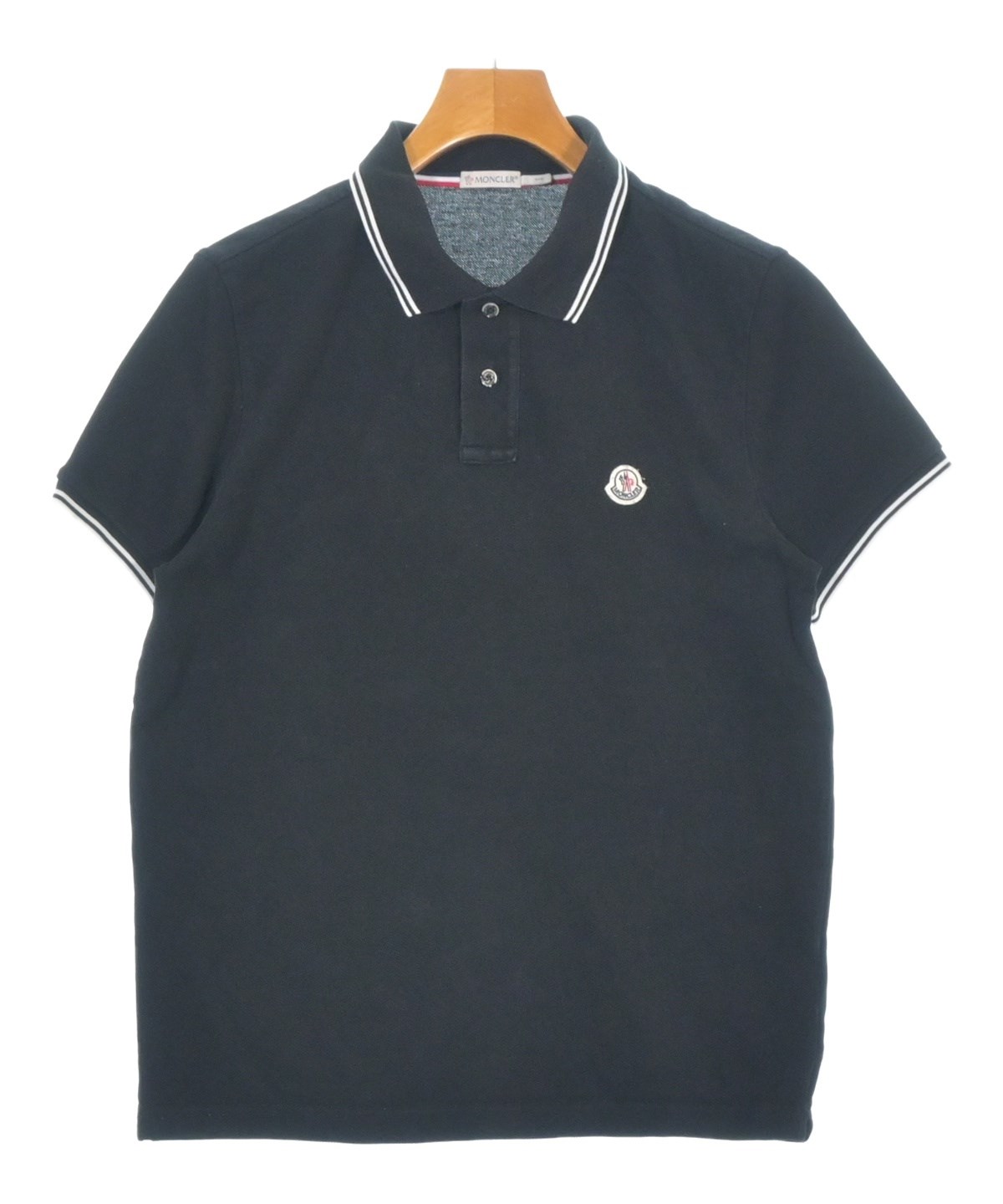 MONCLER（モンクレール）ポロシャツ 黒 サイズ:M メンズ/2200698165021