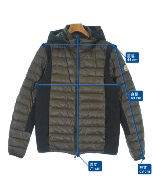 MONCLER（モンクレール）ダウンジャケット/ダウンベスト 茶 サイズ:3(L位) メンズ/2200694975013