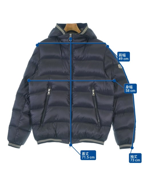 MONCLER（モンクレール）ダウンジャケット/ダウンベスト 紺 サイズ:4(XL位) メンズ/2200698567030