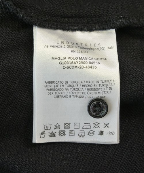MONCLER（モンクレール）ポロシャツ 黒 サイズ:M メンズ/2200694372034