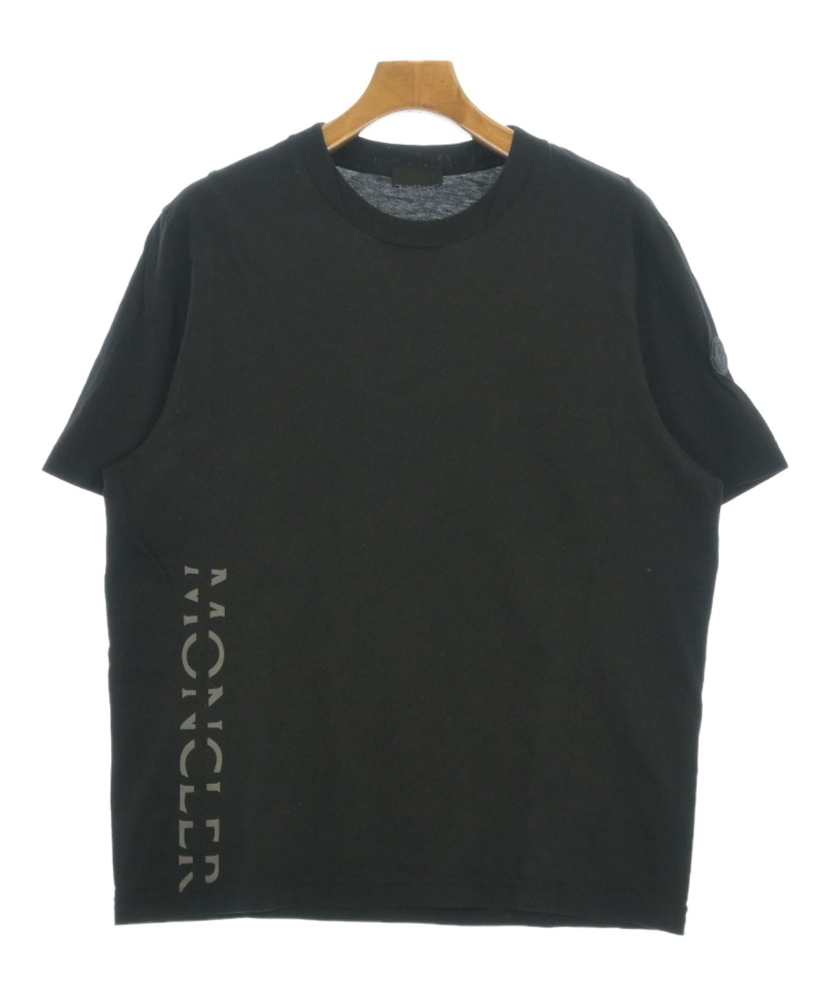Moncler ブラック Tシャツ Lサイズ MONCLER（モンクレール）Tシャツ・カットソー 黒 サイズ:M メンズ