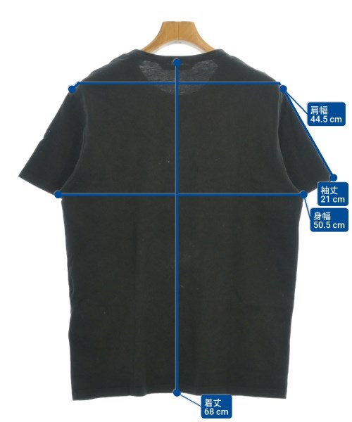 MONCLER GENIUS（モンクレールジーニアス）Tシャツ・カットソー 黒 サイズ:2(M位) メンズ/2200694372058