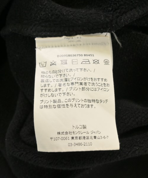 MONCLER（モンクレール）スウェット 黒 サイズ:M メンズ/2200694372188