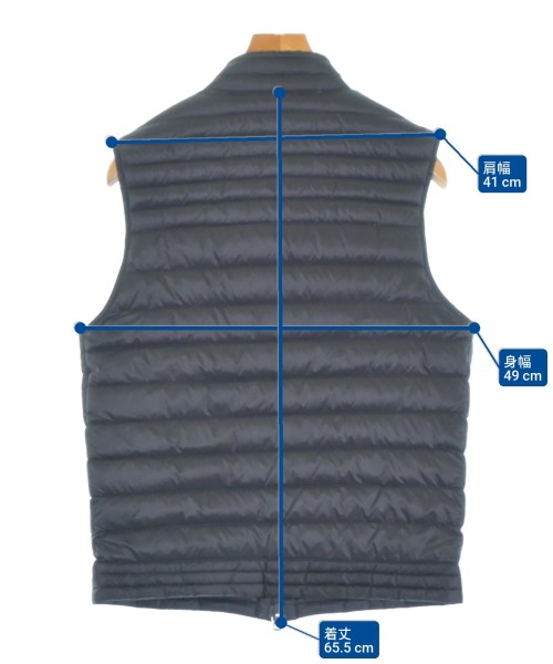 MONCLER（モンクレール）ダウンジャケット/ダウンベスト 黒 サイズ:1(S位) メンズ/2200694372195