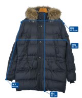 MONCLER（モンクレール）ダウンコート 紺 サイズ:1(S位) メンズ/2200699648011