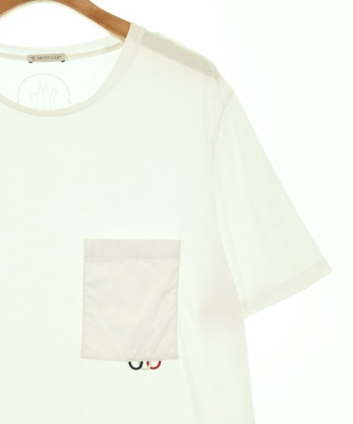 MONCLER（モンクレール）Tシャツ・カットソー 白 サイズ:L メンズ/2200699648080