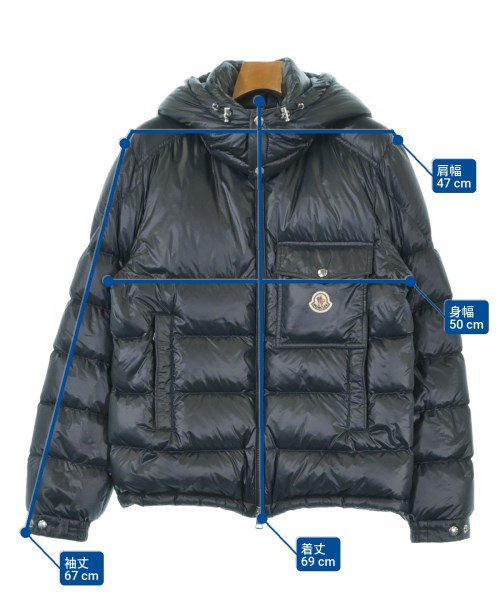 MONCLER（モンクレール）ダウンジャケット/ダウンベスト 紺 サイズ:1(S位) メンズ/2200696128189