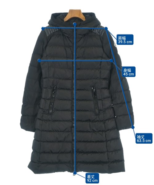 MONCLER（モンクレール）ダウンコート 黒 サイズ:1(S位) レディース/2200701620011