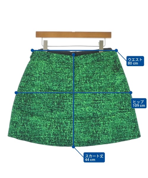 JW Anderson（ジェイダブリューアンダーソン）ひざ丈スカート 緑 サイズ:42(M位) レディース/2200701829018