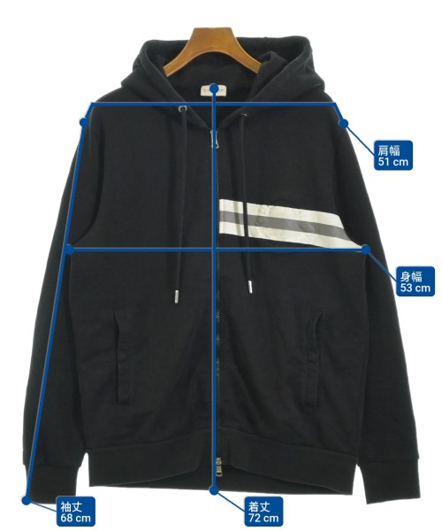 MONCLER（モンクレール）パーカー 黒 サイズ:XL メンズ/2200645892116