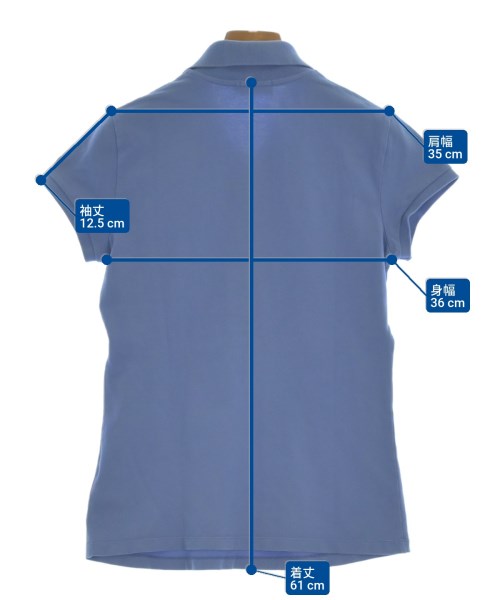 MONCLER（モンクレール）ポロシャツ 青 サイズ:XS レディース/2200647706077