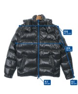 MONCLER（モンクレール）ダウンジャケット/ダウンベスト 黒 サイズ:2(M位) メンズ/2200462411019