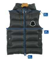 MONCLER（モンクレール）ダウンジャケット/ダウンベスト 黒 サイズ:1(S位) メンズ/2200462411026
