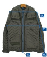 MONCLER W（モンクレール　ダブリュー）ダウンジャケット/ダウンベスト グレー サイズ:1(S位) メンズ/2200656845064