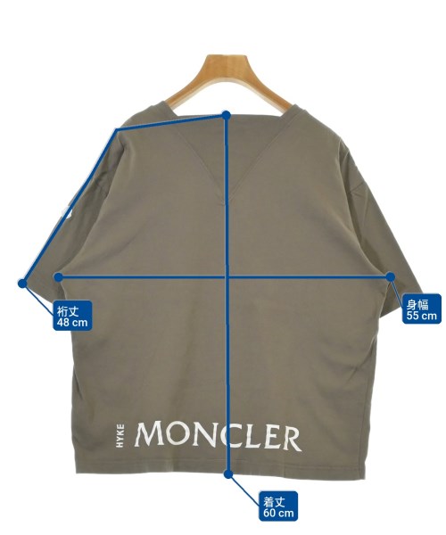 MONCLER GENIUS（モンクレールジーニアス）Tシャツ・カットソー 茶 サイズ:S レディース/2200649728237
