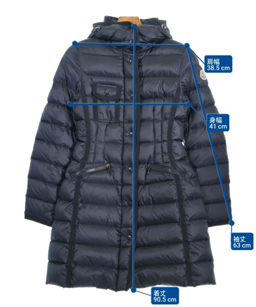 MONCLER（モンクレール）ダウンコート 紺 サイズ:0(XS位) レディース/2200652828016
