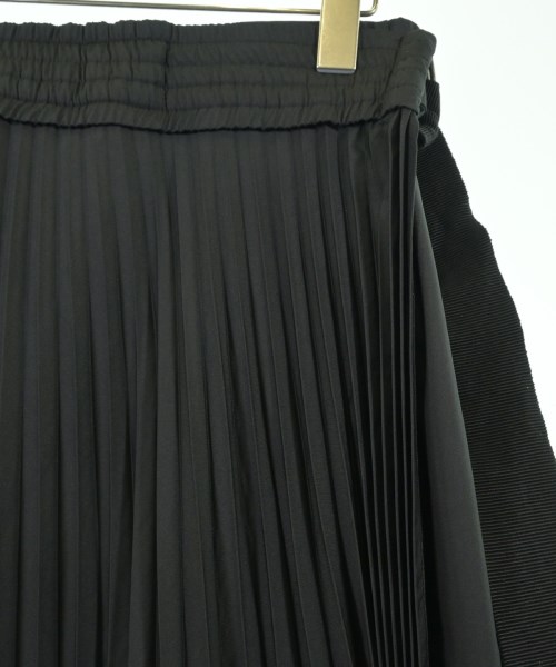 MONCLER（モンクレール）ロング・マキシ丈スカート 黒 サイズ:42(L位) レディース/2200646645513