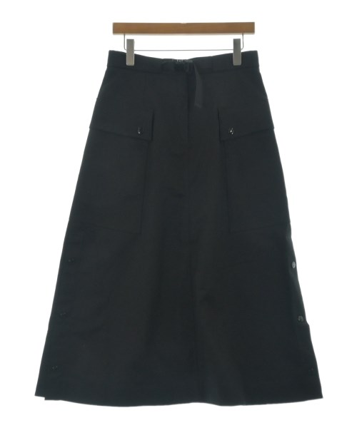MONCLER(モンクレール)ロング・マキシ丈スカート 黒 サイズ:42(L位)/2200646645537