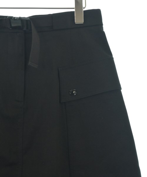 MONCLER（モンクレール）ロング・マキシ丈スカート 黒 サイズ:42(L位) レディース/2200646645537