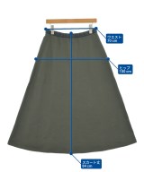 MONCLER（モンクレール）ロング・マキシ丈スカート カーキ サイズ:XS レディース/2200655815266