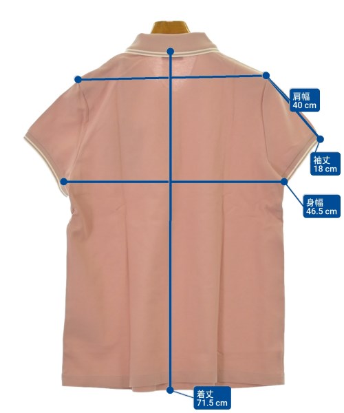 MONCLER（モンクレール）ポロシャツ ピンク サイズ:XL レディース/2200657196073