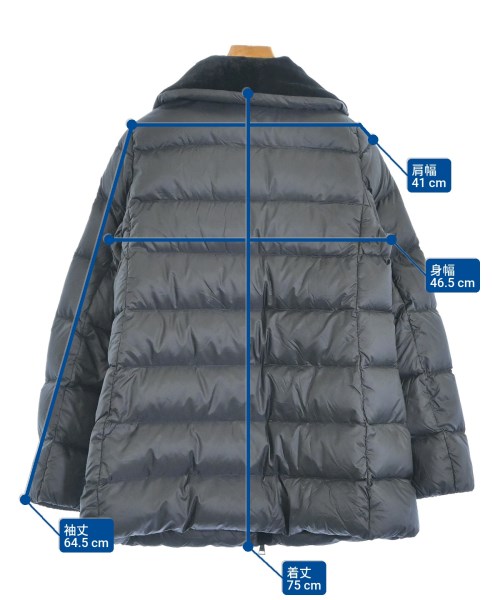 MONCLER（モンクレール）ダウンコート 黒 サイズ:0(XS位) レディース/2200658056017