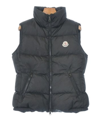 Moncler レディースダウンベスト　サイズ2 ブラック モンクレール レディース ダウン ベスト MONCLER ブランド ダウン