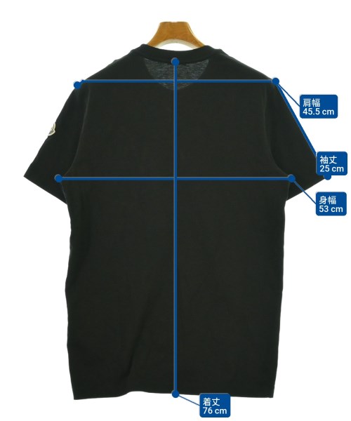 MONCLER（モンクレール）Tシャツ・カットソー 黒 サイズ:M メンズ/2200659877215